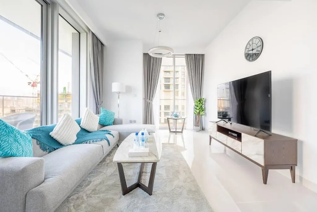 1Br Apartment In Beach Isle - Free Beach Access Dubaj